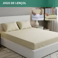 Jogo De Lençol 2 e 3 Peças Solteiro, Casal, Queen E King Toque Sedoso Macio Design Moderno Premium