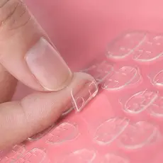 Kit 24 Adesivos Dupla Face em Cartela para Colar Unhas Postiças