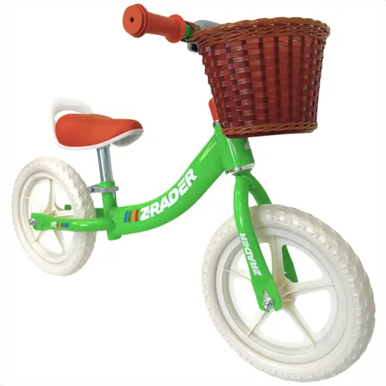 Bicicleta Sem Pedal De Equilibrio Infantil Com Cestinha Bike Balance Andador Bicicletas