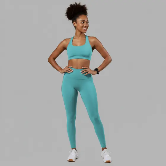 Conjunto Legging Calça Top Fitness Academia Treino Blackout