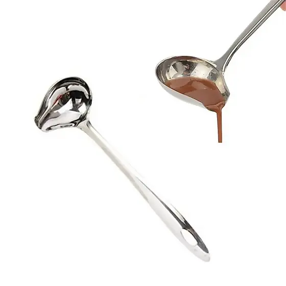 Concha Para Servir Molho Bico Lateral Em Aço Inox Kehome