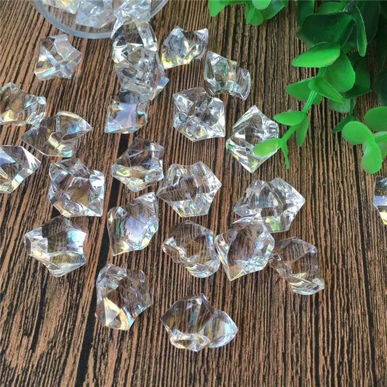 Pedras De Gelo De Acrilico Para Decoração de Arranjos e Enfeite de vasos
