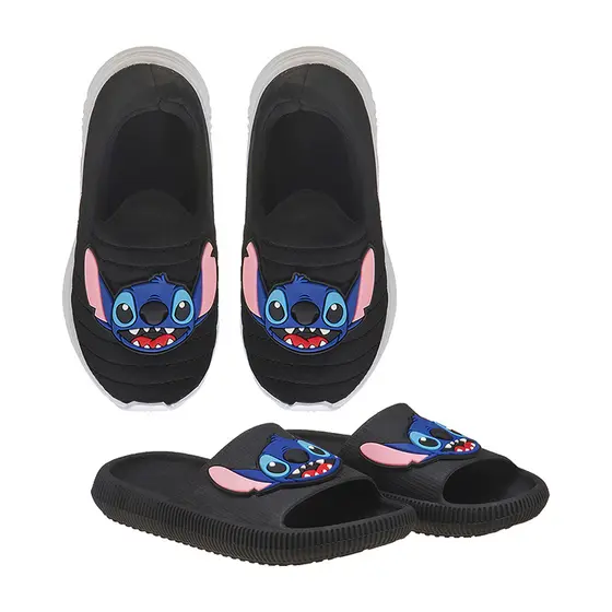 Tenis Calce Fácil Personalizado + Chinelo Nuvem Slide Personalizado Leve Macil sticH