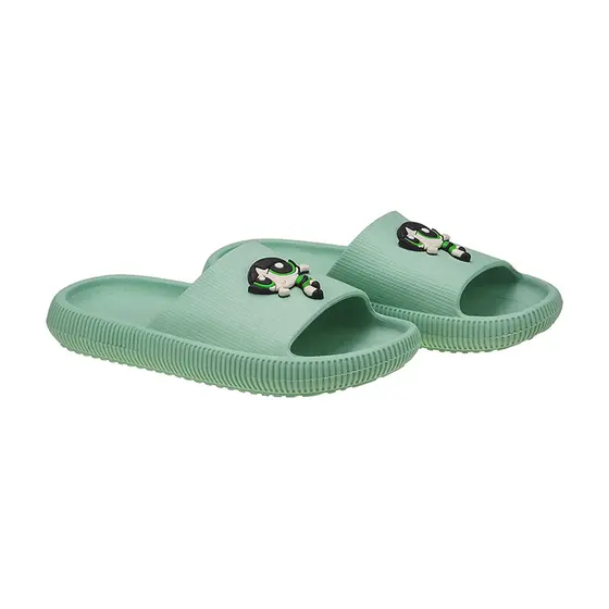 Chinelo Nuvem Slide Personalisado Super Poderosa Menina Leve Macio