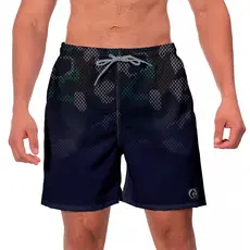 Shorts Estampado Masculino Bermuda Masculina Full Verão Praia Moda Casual Tecido Leve com Elastano