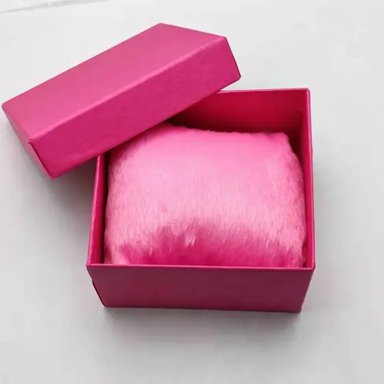 Caixa De Relógio De Cor Pura Pulseira E Colar Dom Caixa De Papel Do Relógio Dos Homens E Mulheres De Preto Branco rosa
