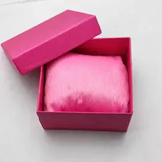 Caixa De Relógio De Cor Pura Pulseira E Colar Dom Caixa De Papel Do Relógio Dos Homens E Mulheres De Preto Branco rosa