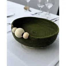 Cesto para mesa posta/cestaria/organizador/decoracão
