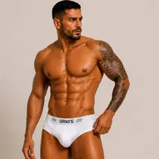 Kit 05 Cuecas Slip Tradicional Masculina Adulto Clássica em ALGODÃO PREMIUM