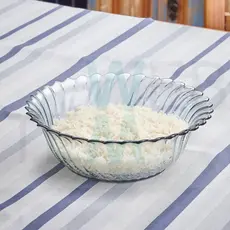Centro de Mesa Fruteira Tigela Saladeira de Vidro California Vitazza para Decoração, Organização e Mesa Posta, com Toque Elegante, Praticidade Sustentável e Estilo Natal e Outras Ocasiões Especiais