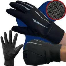 Luva Térmica para Moto com Proteção Antiderrapante Respirável com Touchscreen de Dedo Inteiro