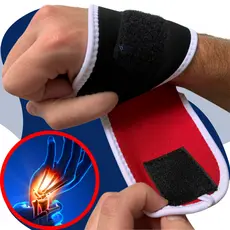 Munhequeira De Compressão Para Pulso Neoprene Proteção Dos Punho