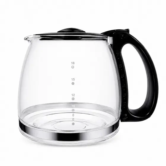 Jarra Para Cafeteira Britânia BCF19A 18 Xícaras Vidro Resistente Com Tampa