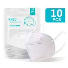 RWX VEST Máscara KN95 com clipe nasal com 10 Unid NON MEDIC
