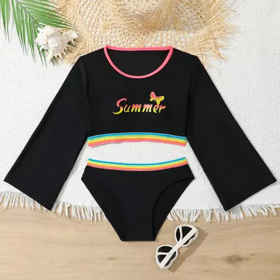 RWX VEST Conjunto Juvenil Moderno e Divertido para Praia e Piscina 2024 J3126