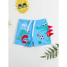 RWX VEST Sunga Divertida para Bebê com Estampa de Animais e Futebol 2025  B3135