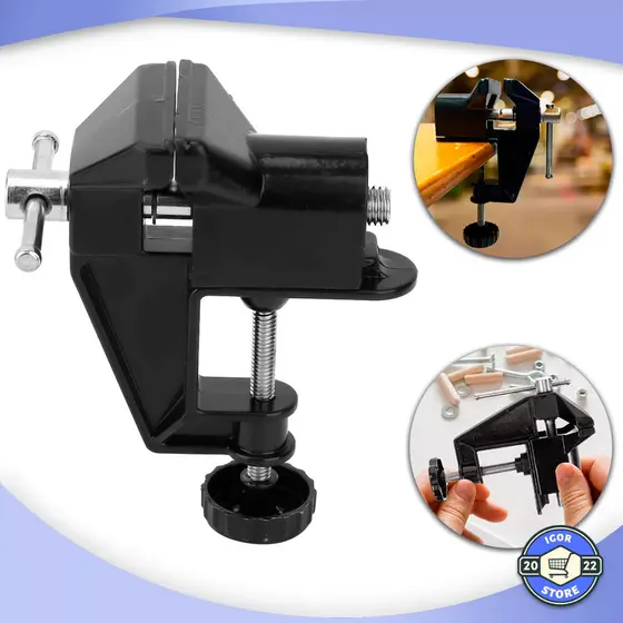 Torno De Bancada Morsa Profissional Portátil Pequena 50MM Abertura Envio Imediato