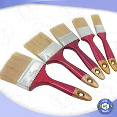 Kit 5 Pincéis Trincha Para Construção Pintura Multiuso Tamanhos Variados Envio Imediato