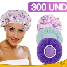 Kit Até 300 Toucas Para Banho Com Elástico Impermeável Tintura Hidratação Atacado Envio Imediato