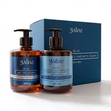KIT Sabonete Líquido e Gel Pós Barba Blue - Yabae