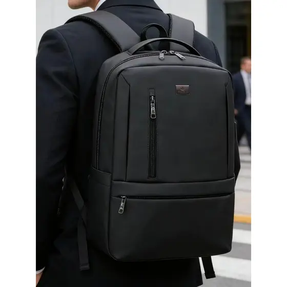 JAMI JAMI Mochila Executiva Masculina Com Vários Compartimentos Impermeável Universitários Notebook M8022 M8023 M8024