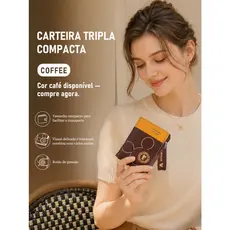 JAMI JAMI Bolsa de Mão/Carteira Feminina Zíper Porta Moedas e Porta Cartões D6001