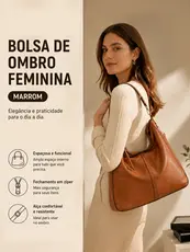 JAMI JAMI Bolsa Mochila Grande De Ombro Crossbody Com Alça Transversal Feminina De Couro PU H7299