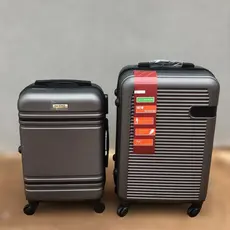 Kit 2 Malas  de Viagem  BORDO + DESPACHO Abs Giro 360° Com Cadeado Promoção