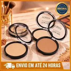 Pó Compacto Fenzza Faces Matte Perfeito Controla Oleosidade Alta Cobertura