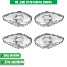 Kit Lente Pisca Seta Cristal CG Titan 125 150 160 NXR Bros 150 160