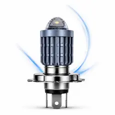 Lâmpada Led Projetor H4 Moto Farol Alto E Baixo 6500k 1500 Lúmens 12v
