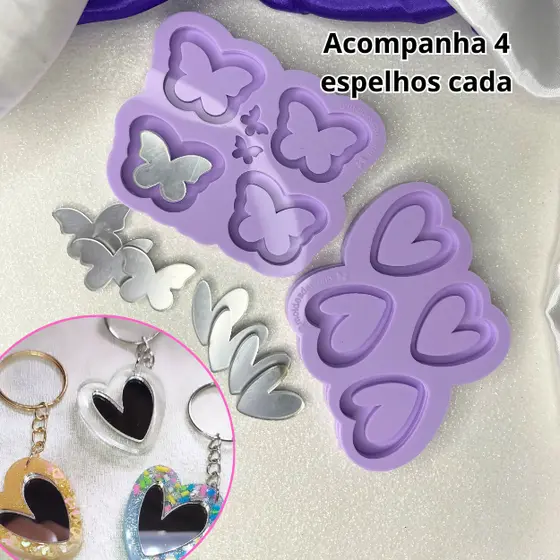 Molde espelho para mimo. Escolha a opção.
