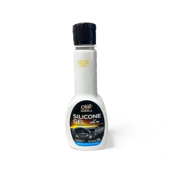 Silicone Gel Orbi 200g Painel Plásticos Automotivo