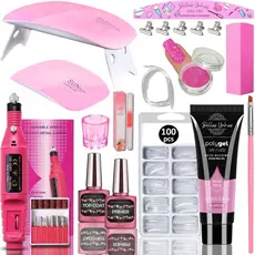 Kit Polygel 30g Poligel Alongamento Unhas Completo Cabine - Envio Imediato
