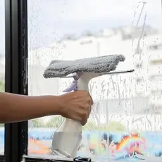 Rodo Móvel Spray Piso Vidros Janela Mop Pano Cerâmica Esfrega Vitro Limpa Chão Apartamento Prático