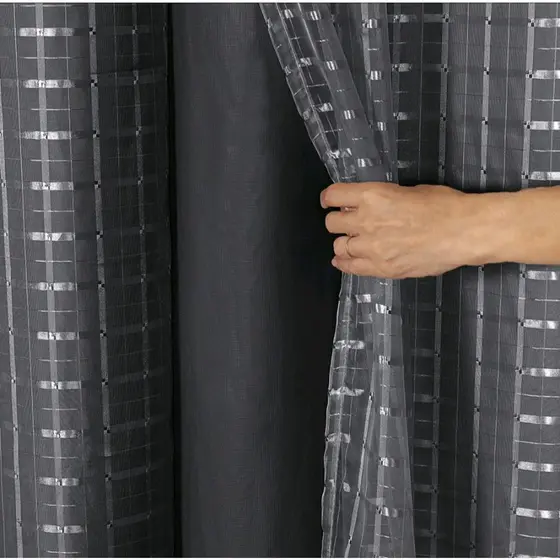 Cortina Blackout Blecaute para sala ou Quarto com voil Fitado 3,00×2,60