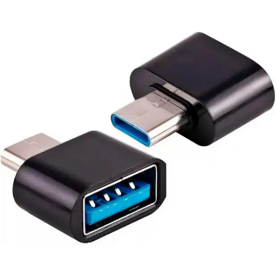 Adaptador Conector OTG Tipo C para USB 3.0 Celular, Pen drive, Notebook, Teclado, Mouse