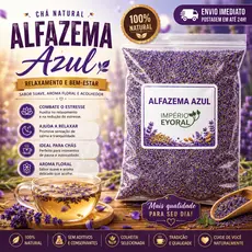 Alfazema Azul Premium Flor Seca Aromática Natural Relaxante Chá - Lavanda