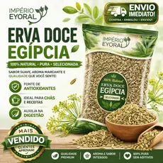 Erva Doce Chá Safra Selecionada 50g, 100g, 500g, 1KG