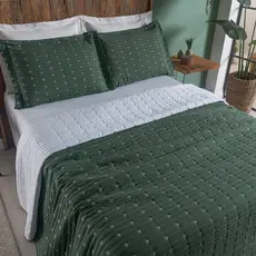 Colcha Cama Casal Queen Solteiro King 200 fios Decor