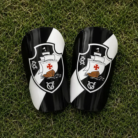 Caneleira Personalizada Futebol Futsal Vasco da Gama