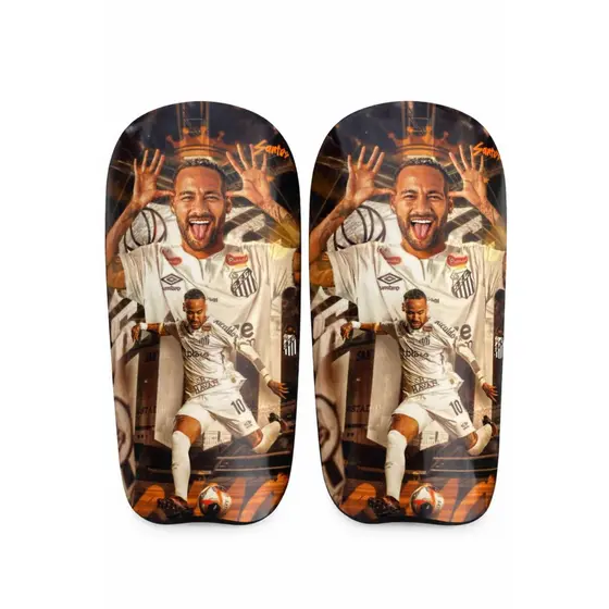 Caneleira Futebol/Futsal Estilo Neymar Personalizada