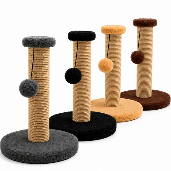 Arranhador Poste Para Gatos Super Luxo Premium Grande 40cm