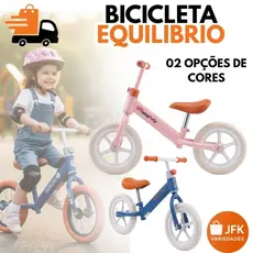 Bicicleta de Equilíbrio Infantil Treino de coordenação e Diversão de Crianças Sem Pedal aro 12