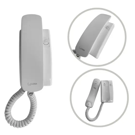 Monofone Extensão Porteirto Eletrônico Interfone LR2015 Lider Comaptivel HDL AGL