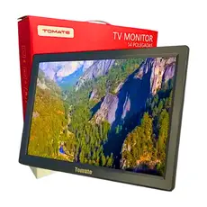 TV Portátil Digital Tomate MTM-1410 LED HD 14 Polegadas Bivolt 12v Bateria HDMI USB Caminhão