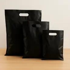 20 Sacola Plástica Premium Boca De Palhaço - Cores e medidas