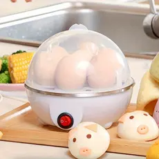 Maquina Cozedor De Ovos Elétrico A Vapor 220V Portátil Para 7 Ovos Automático Alimentação Saudável