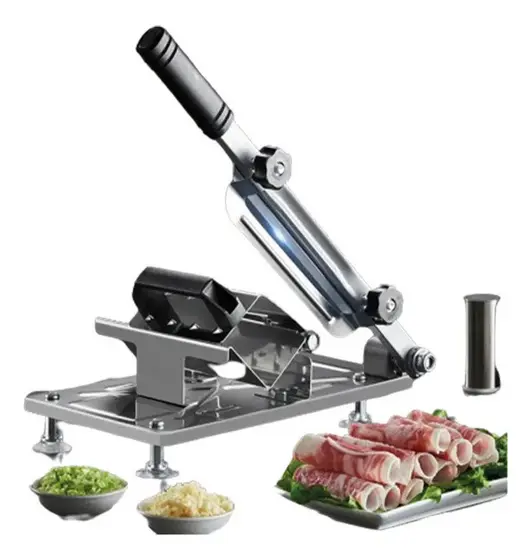 Fatiador Manual Aço Inox -Cortador de Carnes, Frios, Legumes