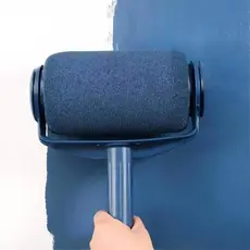 Rolo De Pintura Com Reservatório Kit Pintura Antirrespingo Profissional Parede Teto Sem Sujeira